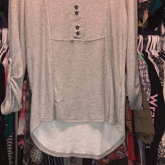 Ladies Jane and Delaney warm cropped sleeves shirt - Picture 3 of 9